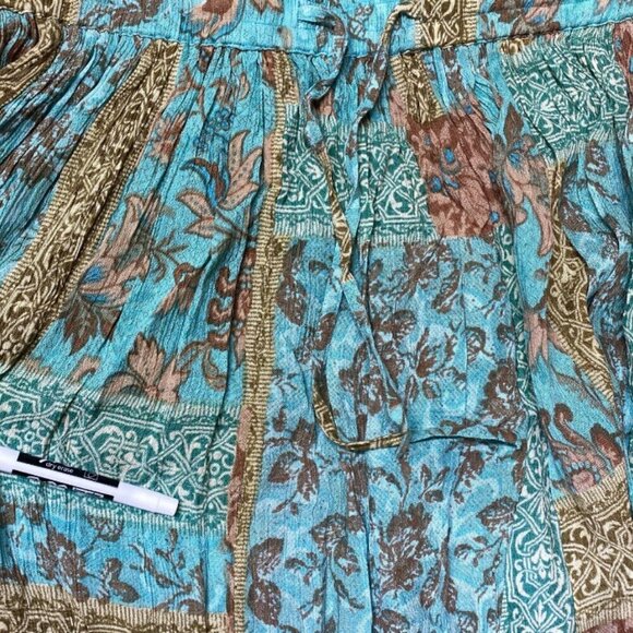 Vintage Phool Boho Rayon Maxi Skirt One Size - Picture 2 of 7